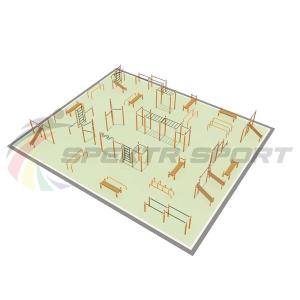Купить Парковая площадка для Воркаут и WRK 6_76mm в Краснодаре 